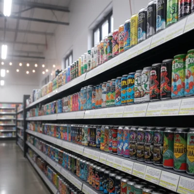 assortment of craft beer